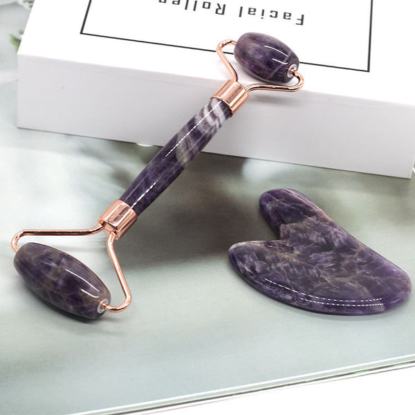 Jade Beauty Roller Set - Amethyst